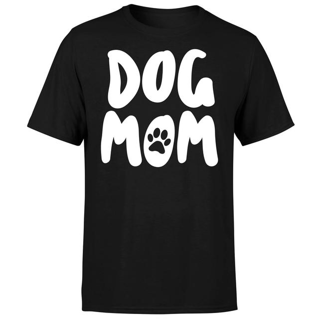 Dog Mom T-Shirt - Black - L - Schwarz on Productcaster.