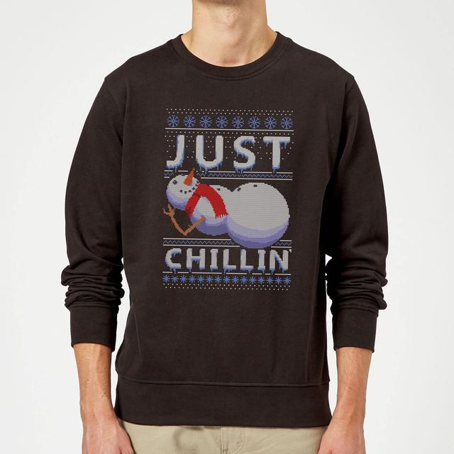 Just Chillin Sweatshirt - Schwarz - M on Productcaster.