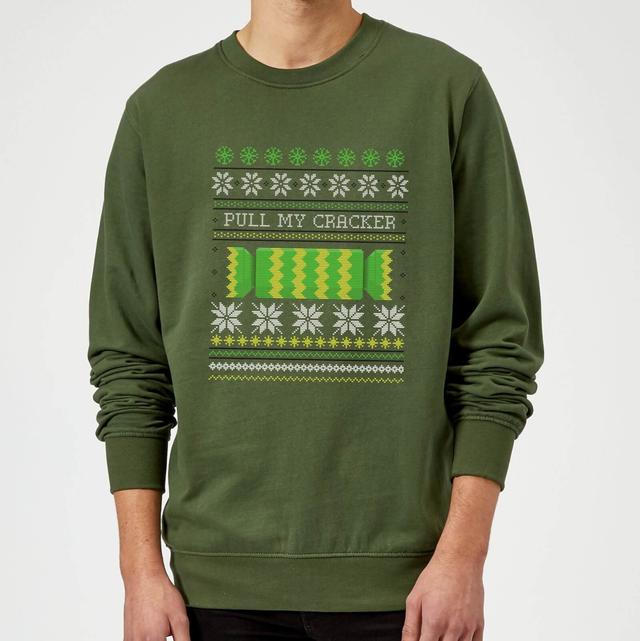 Pull My Cracker Jumper - Forest Green - XL on Productcaster.