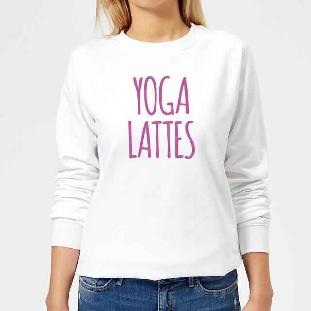 Yoga Lattes Women's Sweatshirt - White - XS - Weiß on Productcaster.