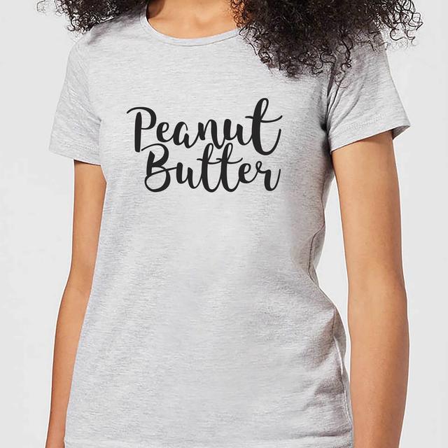 Peanut Butter Women's T-Shirt - Grey - 3XL - Grau on Productcaster.