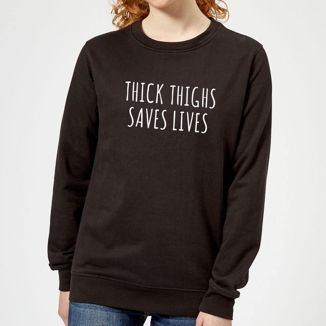 Sudadera Thick Thighs Saves Lives para mujer - Negro - 5XL - Negro on Productcaster.