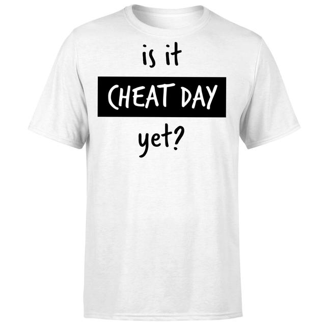 Is it Cheat Day T-Shirt - White - M - Weiß on Productcaster.