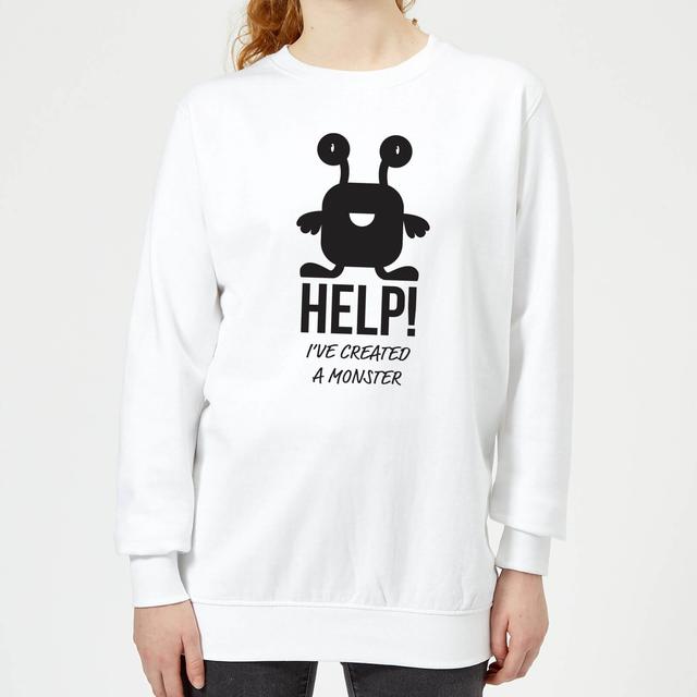 HELP Ive Created a Monster Women's Sweatshirt - White - L - White on Productcaster.