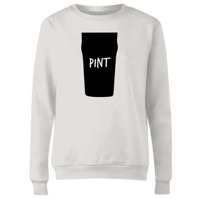 Full Pint Women's Sweatshirt - White - S - Weiß on Productcaster.