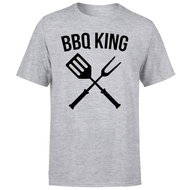 BBQ King T-Shirt - Grey - XL on Productcaster.