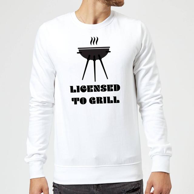 Licensed to Grill Sweatshirt - White - L - Weiß on Productcaster.