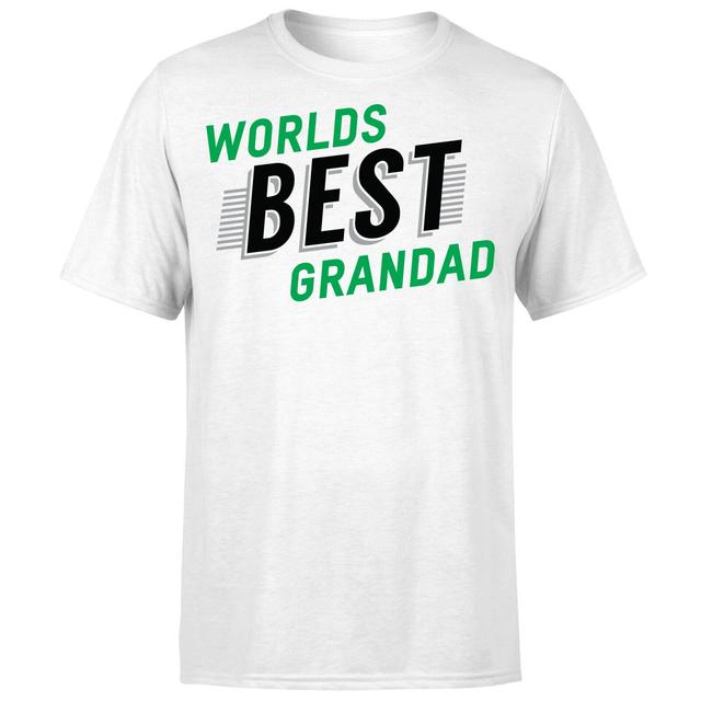 Worlds Best Grandad T-Shirt - White - 5XL on Productcaster.