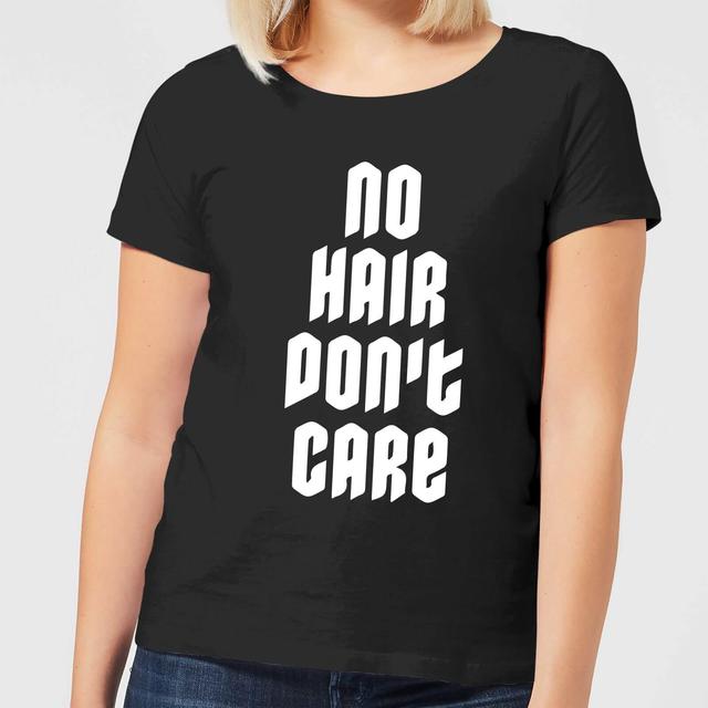 No Hair Dont Care Women's T-Shirt - Black - S - Schwarz on Productcaster.