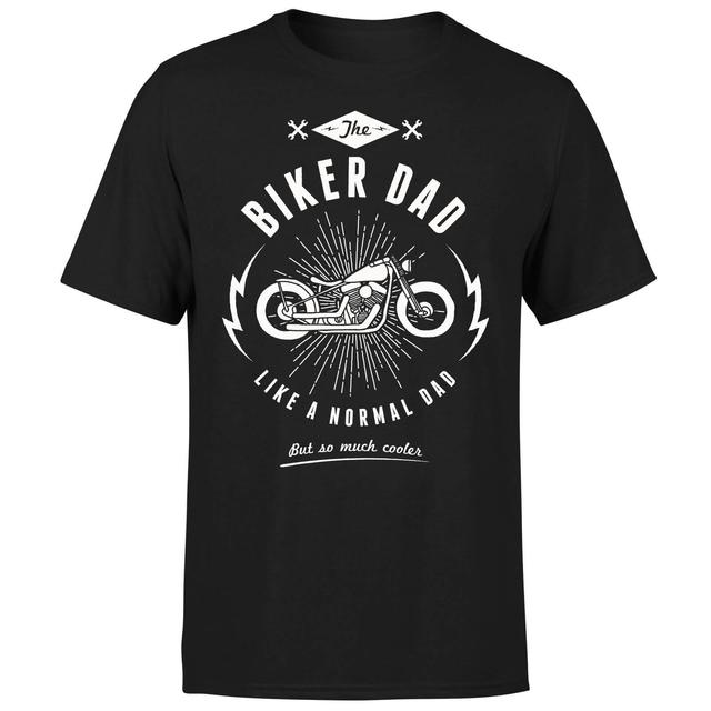 Biker Dad T-Shirt - Black - M on Productcaster.