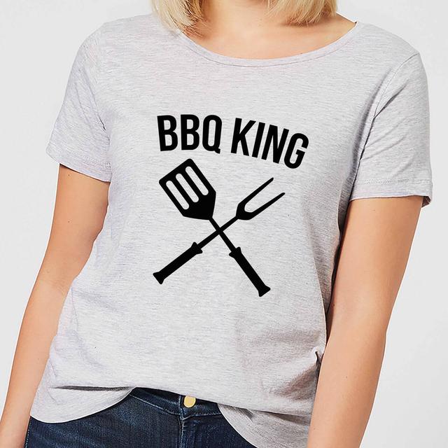 BBQ King Women's T-Shirt - Grey - XL - Grau on Productcaster.