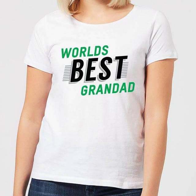 Worlds Best Grandad Women's T-Shirt - White - XXL - White on Productcaster.