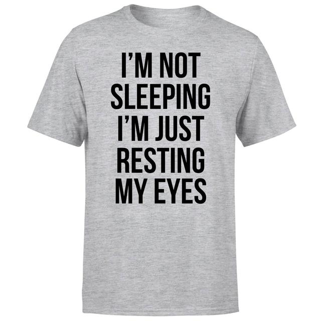 Im not Sleeping Im Resting my Eyes T-Shirt - Grey - XL on Productcaster.