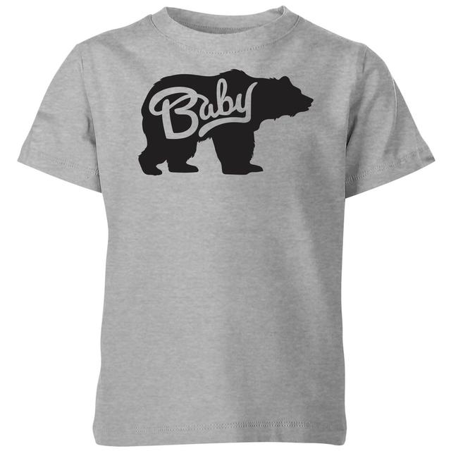 My Little Rascal Baby Bear Kids' T-Shirt - Grey - 9-10 Years - Grey on Productcaster.