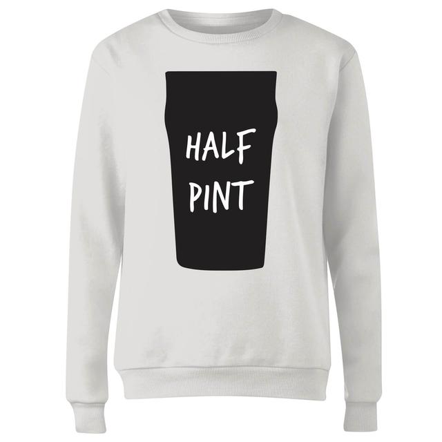 Half Pint Women's Sweatshirt - White - M - Weiß on Productcaster.