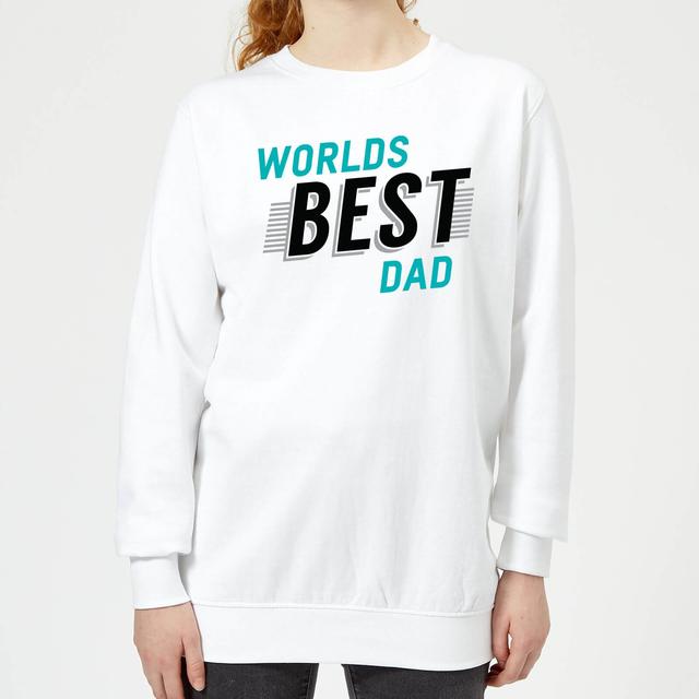 Worlds Best Dad Women's Sweatshirt - White - XS - Weiß on Productcaster.