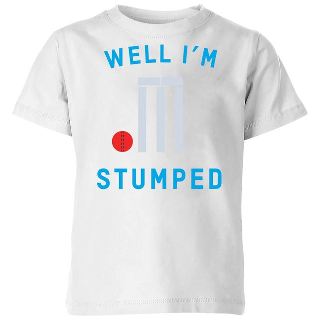 Well Im Stumped Kids' T-Shirt - White - 7-8 Jahre - Weiß on Productcaster.