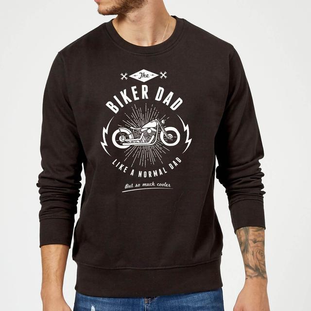 Biker Dad Sweatshirt - Black - S - Schwarz on Productcaster.