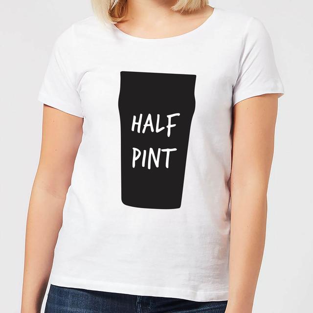 Half Pint Women's T-Shirt - White - S - White on Productcaster.