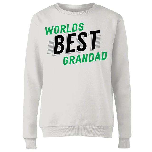 Worlds Best Grandad Women's Sweatshirt - White - XS - Weiß on Productcaster.