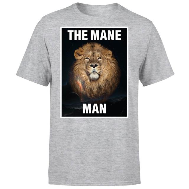 The Mane Man T-Shirt - Grey - XL - Grau on Productcaster.