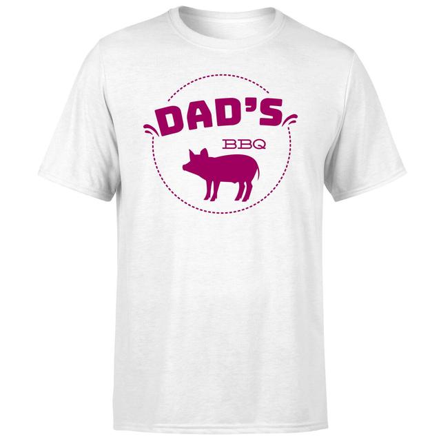 Dads BBQ T-Shirt - White - XL - Weiß on Productcaster.