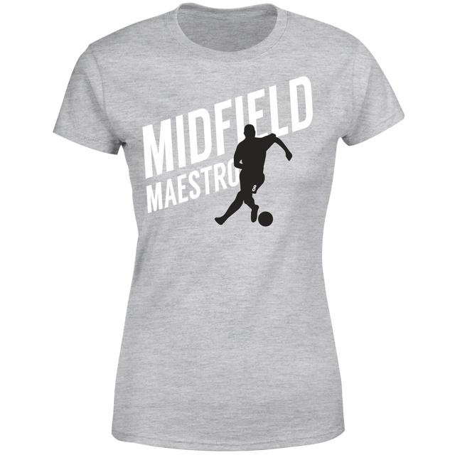 Midfield Maestro Women's T-Shirt - Grey - XL - Grey on Productcaster.