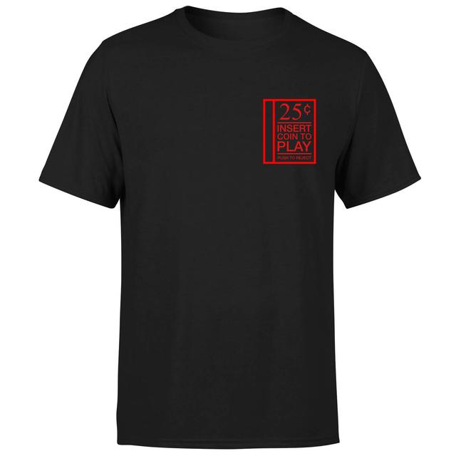 Insert Coint to Play T-Shirt - Black - S - Schwarz on Productcaster.