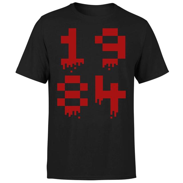 1984 Gaming T-Shirt - Black - XS - Black on Productcaster.