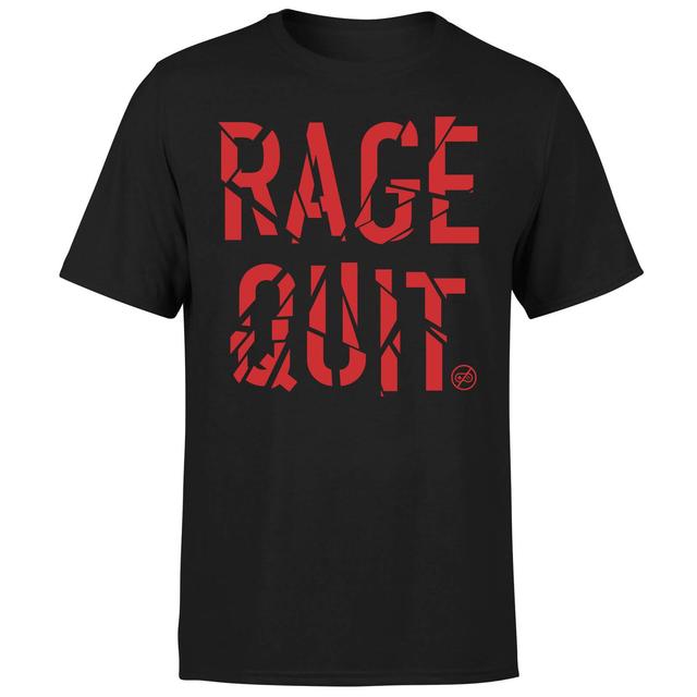 Rage Quit T-Shirt - Black - XL - Schwarz on Productcaster.