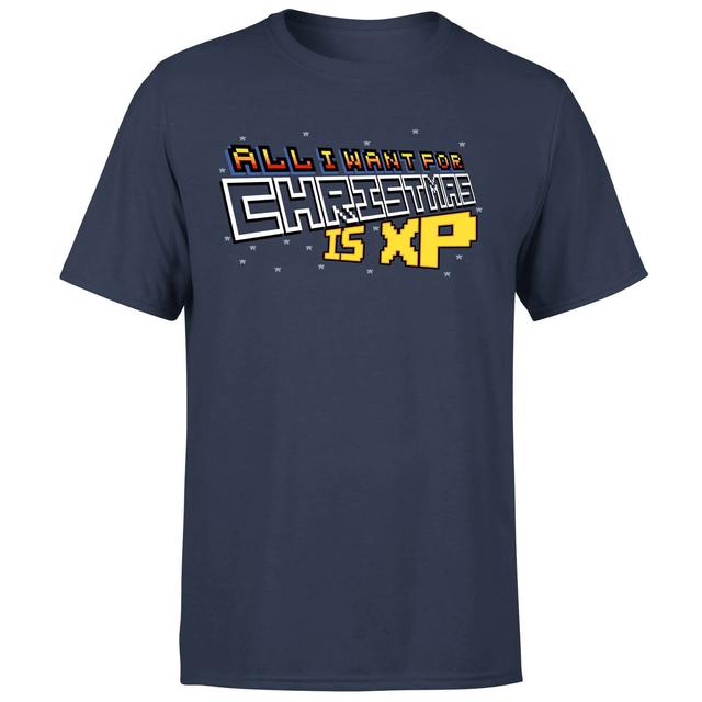 All I Want For Xmas Is XP T-Shirt - Navy - XL - Marineblau on Productcaster.