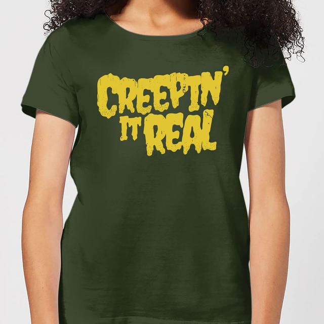 Creepin it Real Women's T-Shirt - Forest Green - XXL - Forest Green on Productcaster.