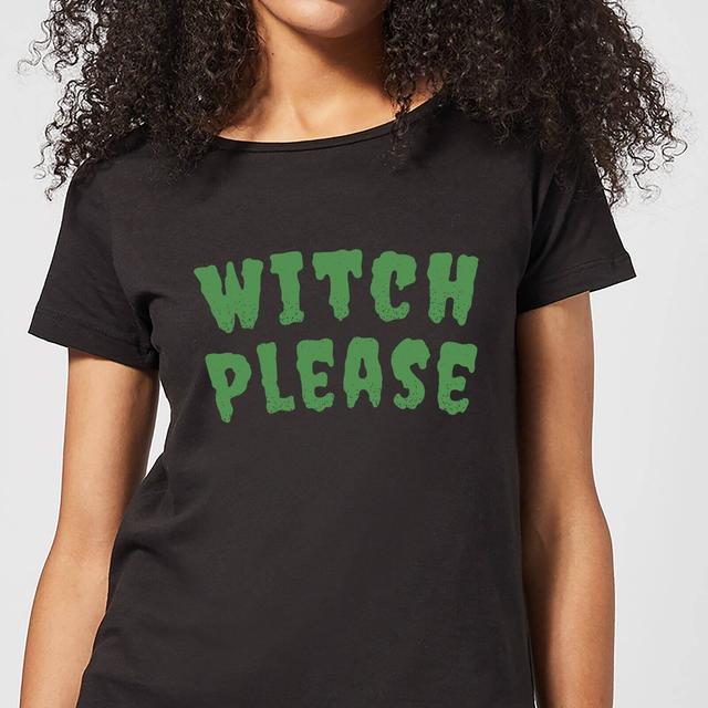 Witch Please Women's T-Shirt - Black - M on Productcaster.