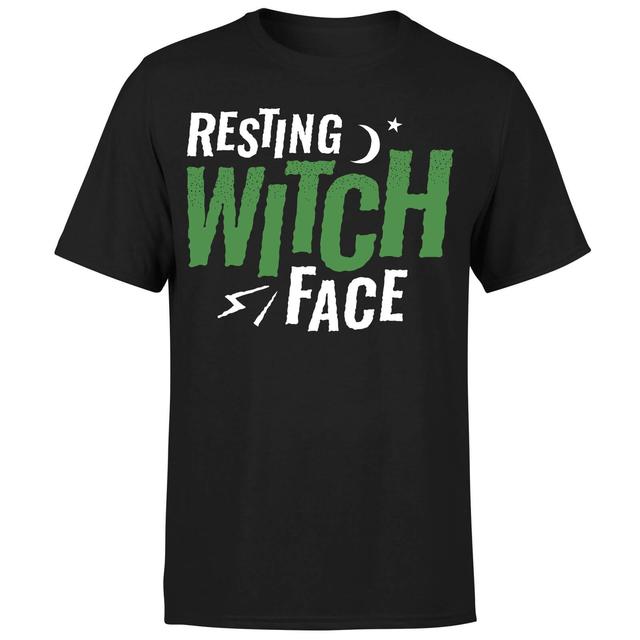 Resting Witch Face T-Shirt - Black - L - Schwarz on Productcaster.