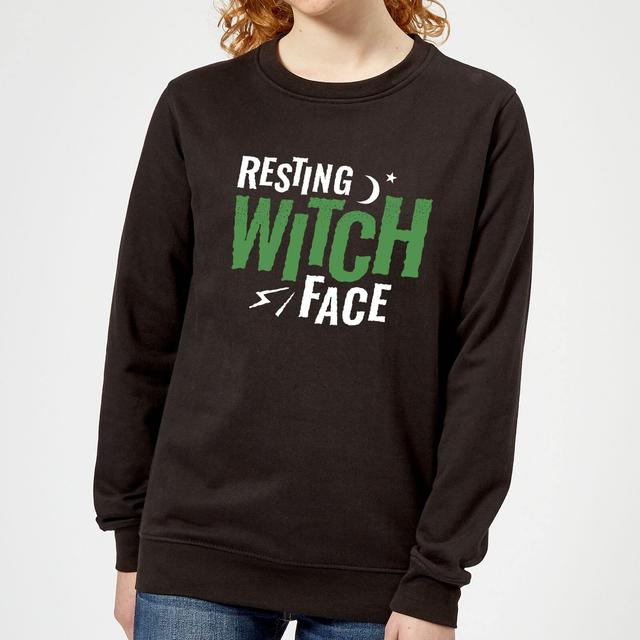 Resting Witch Face Women's Sweatshirt - Black - L - Schwarz on Productcaster.