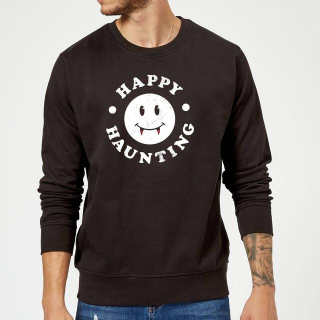 Happy Haunting Sweatshirt - Black - XXL - Schwarz on Productcaster.