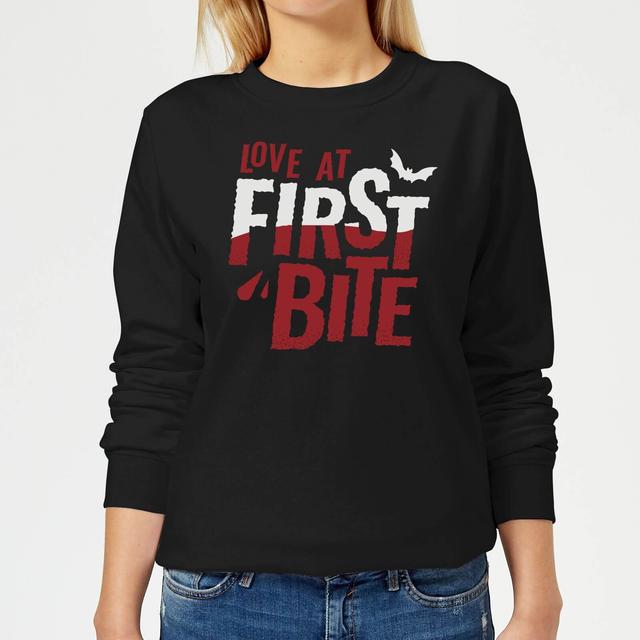 Love at First Bite Women's Sweatshirt - Black - XS - Schwarz on Productcaster.