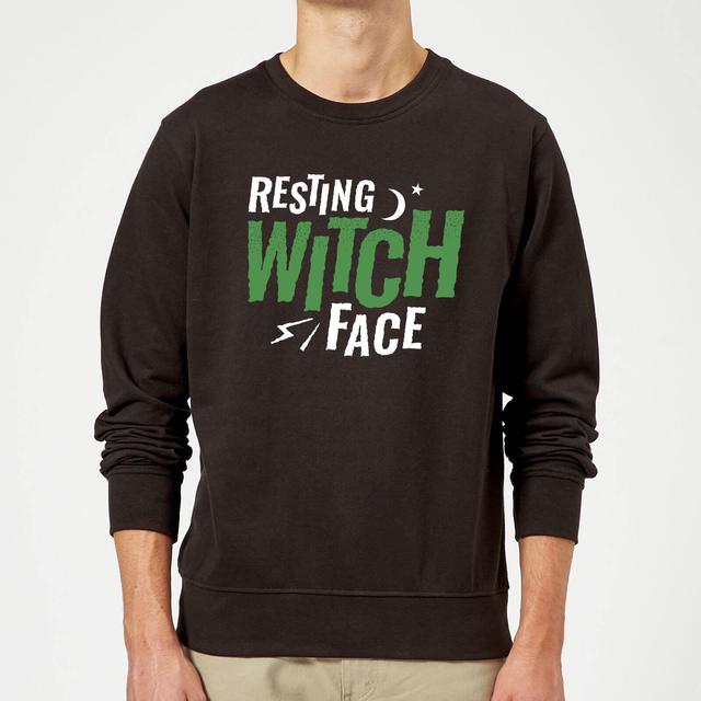 Resting Witch Face Sweatshirt - Black - XL - Black on Productcaster.