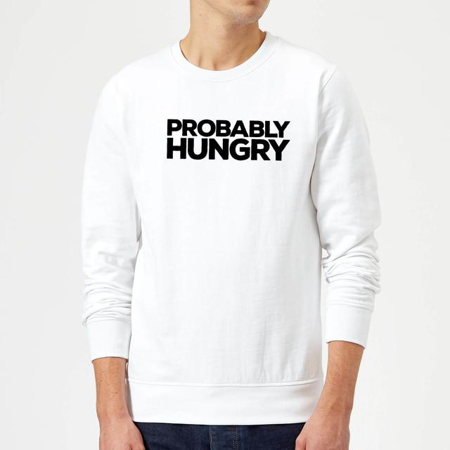 Probably Hungry Sweatshirt - White - XXL - Weiß on Productcaster.