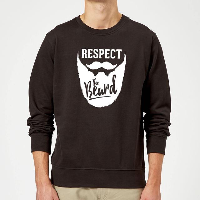 Respect the Beard Sweatshirt - Black - L - Black on Productcaster.