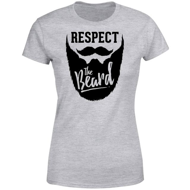 Respect the Beard Women's T-Shirt - Grey - S - Grau on Productcaster.