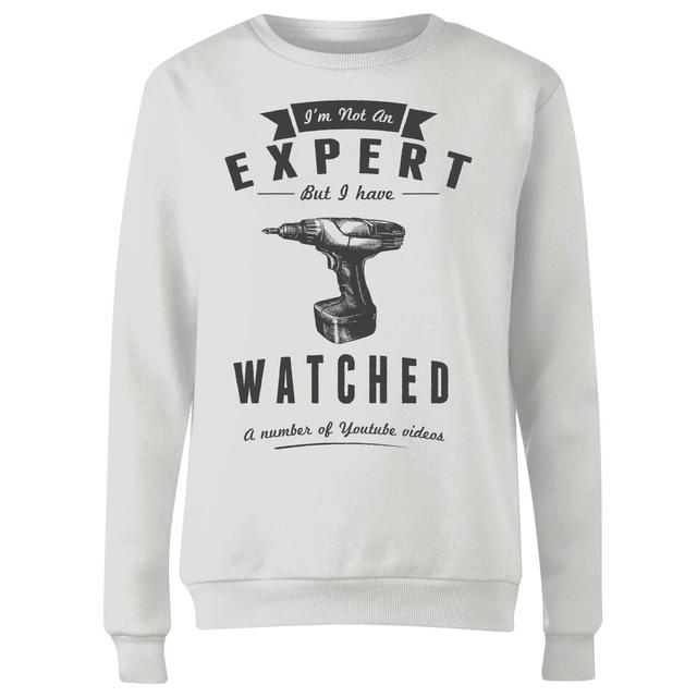 Im not an Expert Women's Sweatshirt - White - S - Weiß on Productcaster.