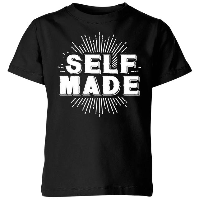 Self Made Kids' T-Shirt - Black - 3-4 Years - Black on Productcaster.