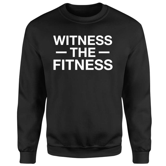 Witness the Fitness Sweatshirt - Black - S - Schwarz on Productcaster.