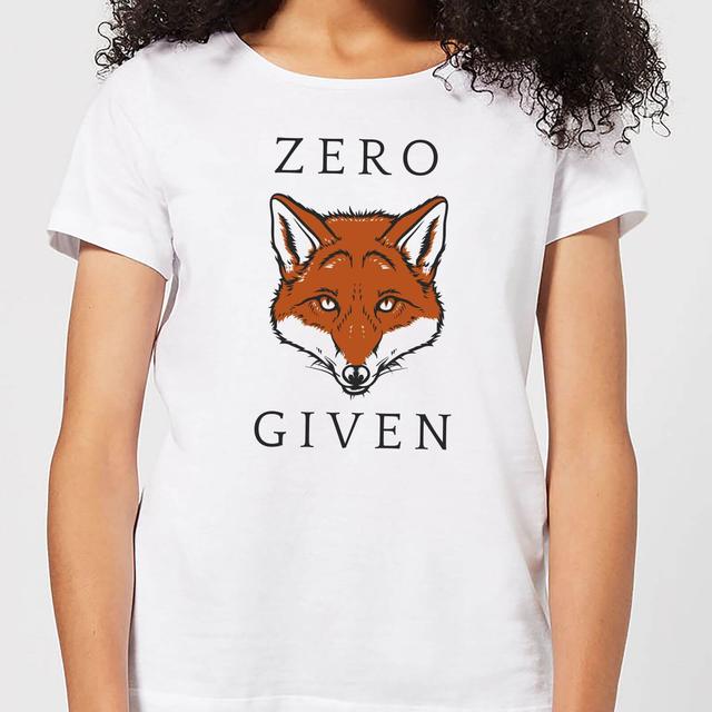 Zero Fox Given Women's T-Shirt - White - XL - Weiß on Productcaster.