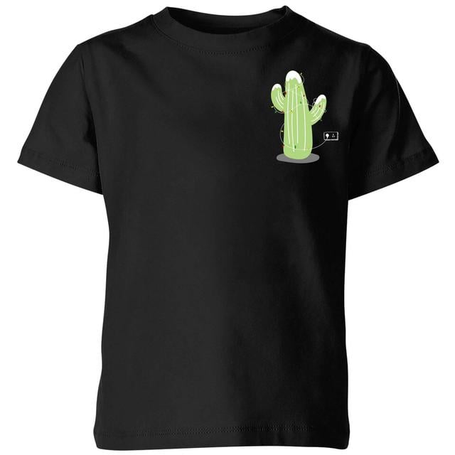 Cactus Fairy Lights Kids' T-Shirt - Black - 3-4 Jahre - Schwarz on Productcaster.