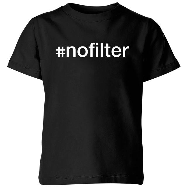 nofilter Kids' T-Shirt - Black - 7-8 Jahre - Schwarz on Productcaster.