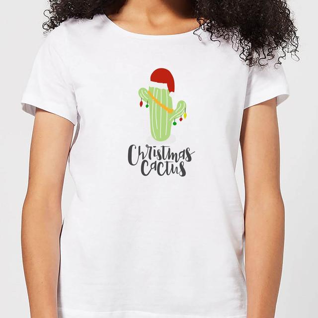 Christmas Cactus Women's T-Shirt - White - XL - Weiß on Productcaster.