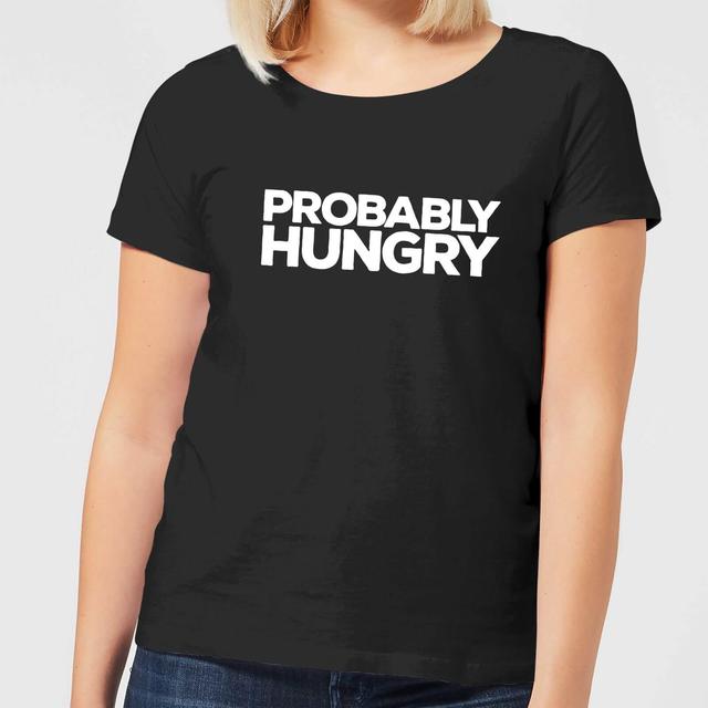 Probably Hungry Women's T-Shirt - Black - XL - Schwarz on Productcaster.