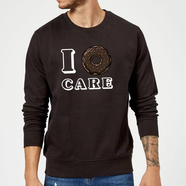 I Donut Care Sweatshirt - Black - XL - Schwarz on Productcaster.